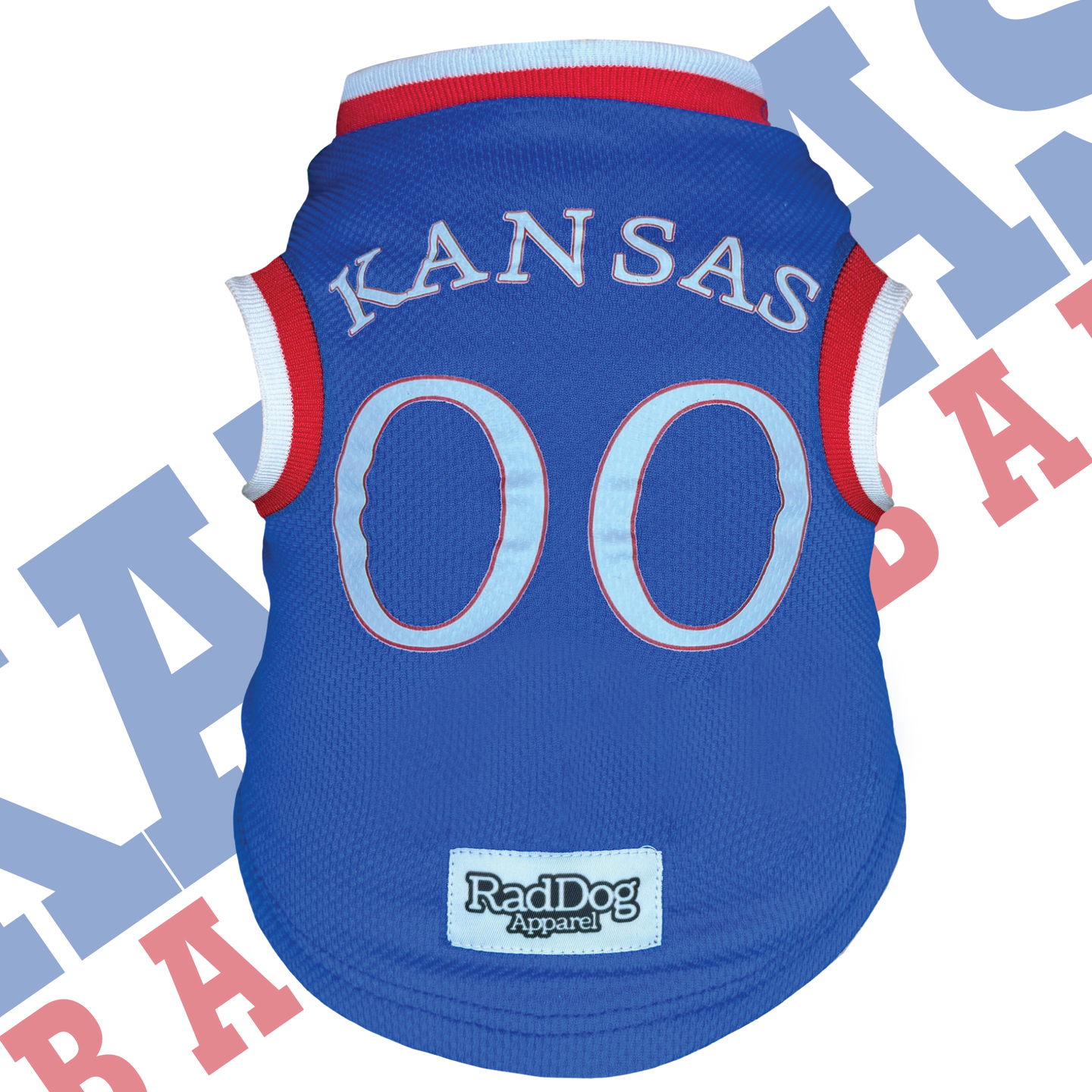 Kansas Basketball Jersey for Dogs - Jayhawks Pet Apparel